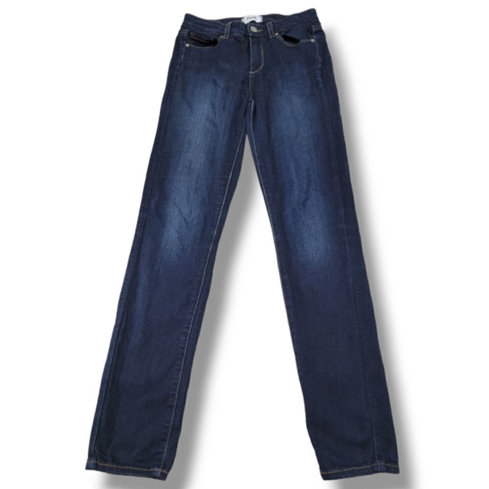 Paige Jeans Size 26 W26xL29.5 Paige Hoxton Ultra Skinny Jeans Stretch Blue Denim